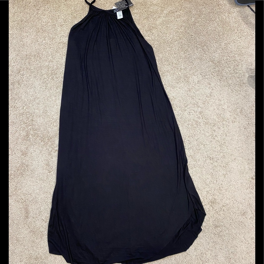 Black comfy swim coverup